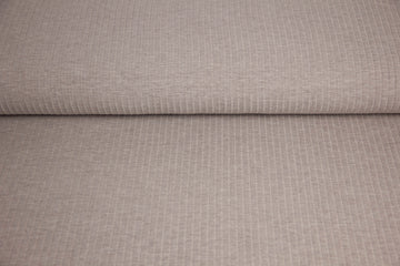 Breiter Rippenjersey, braun meliert, 0,5 m